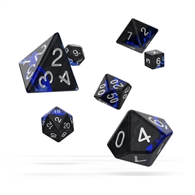 Enclave Sapphire - Polyhedral Rollespils Terning Sæt - Oakie Doakie Dice 